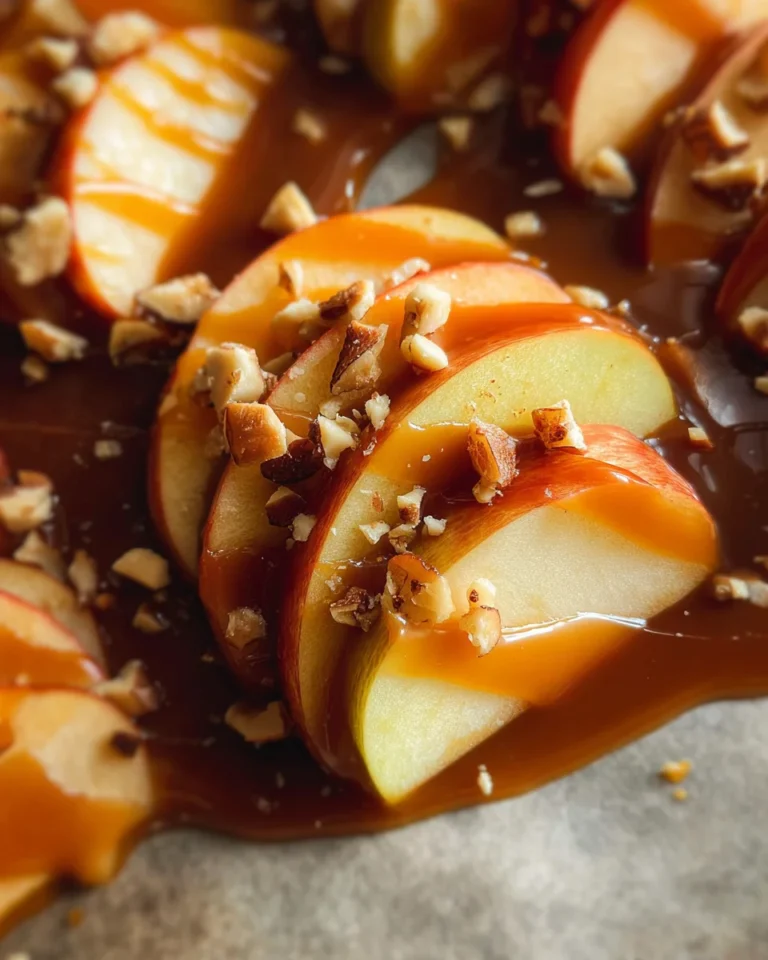 Caramel Apple Slices