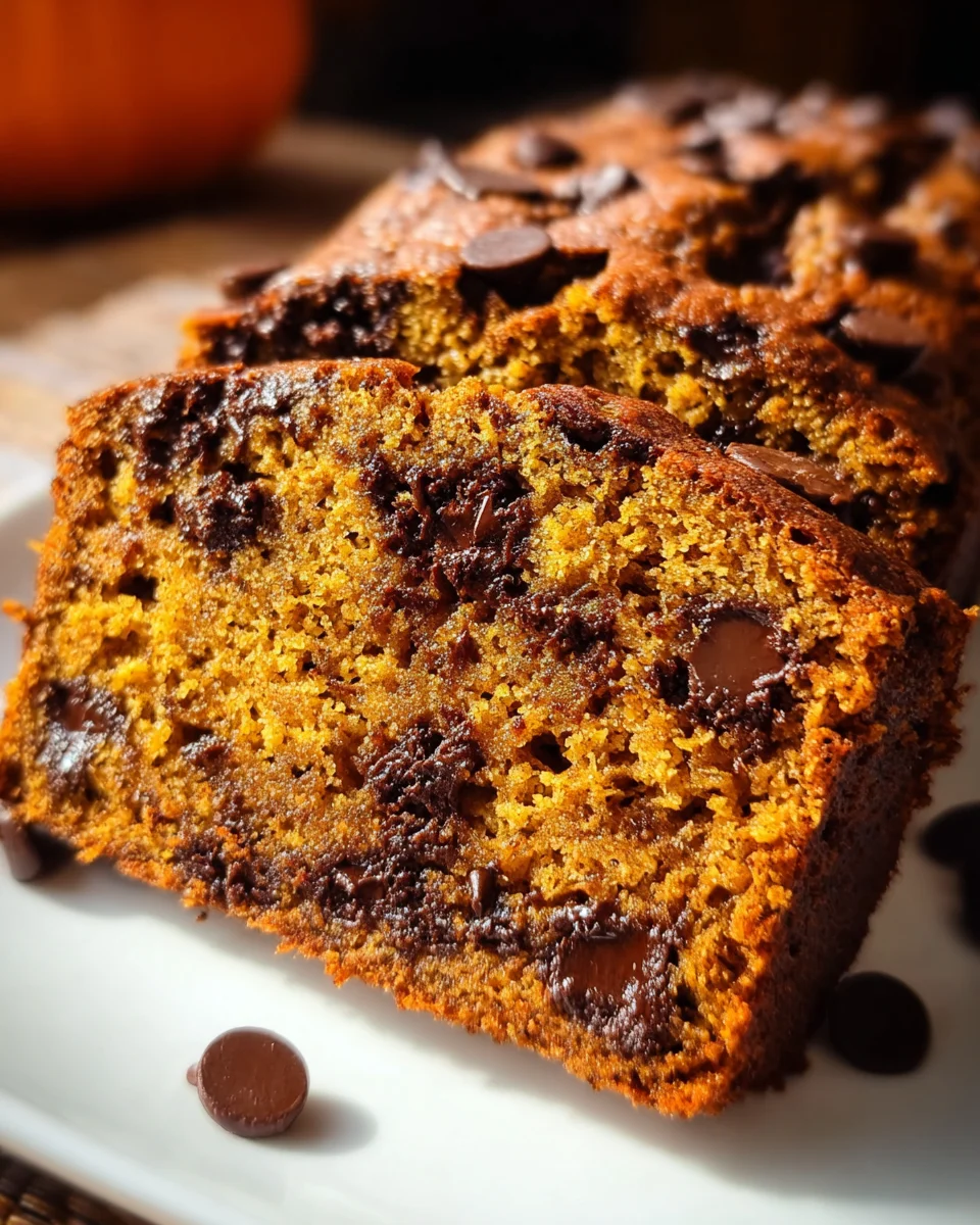 Chocolate Chip Pumpkin Bread 24 Chocolate