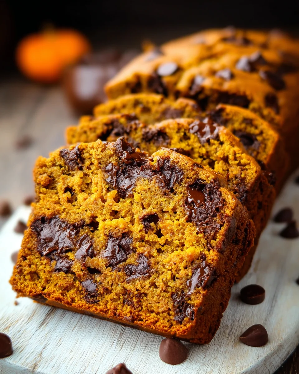 Chocolate Chip Pumpkin Bread 25 Chocolate