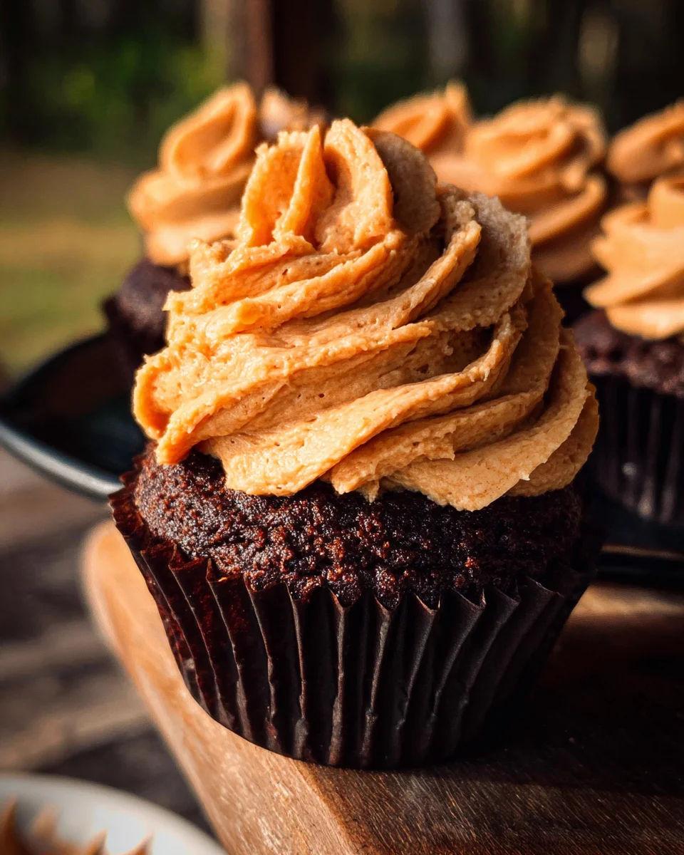 Chocolate Pumpkin Cupcakes 30 Chocolate