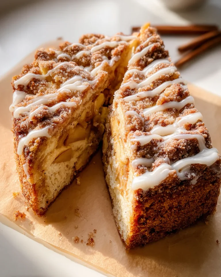 Cinnamon Apple Crumb Cake