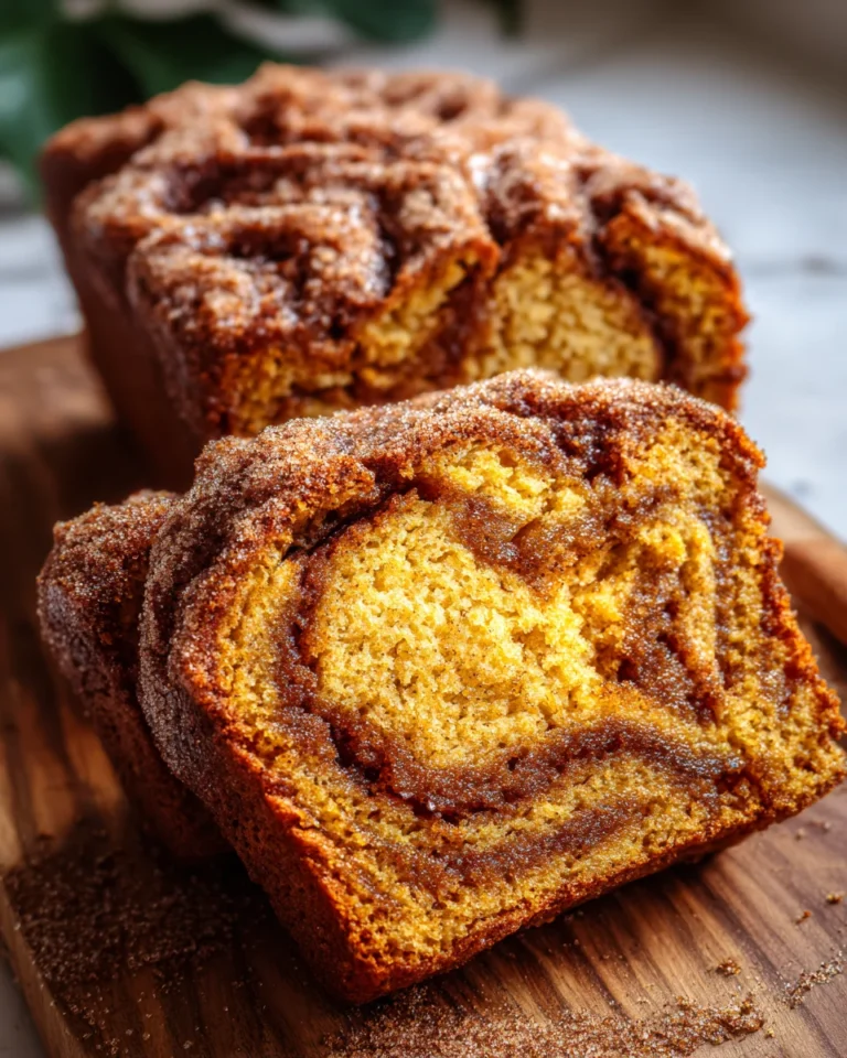 Cinnamon Swirl Pumpkin Bread Mini Loaves