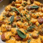 Creamy Butternut Squash Gnocchi with Sausage, Thyme, and Sage 22 Creamy Butternut Squash Gnocchi with Sausage, Thyme, and Sage