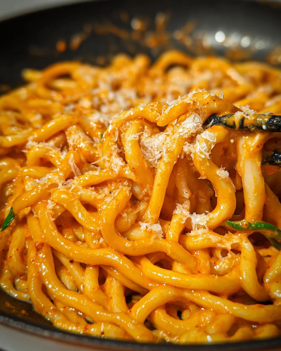 Creamy Gochujang Udon Noodles 21 Creamy