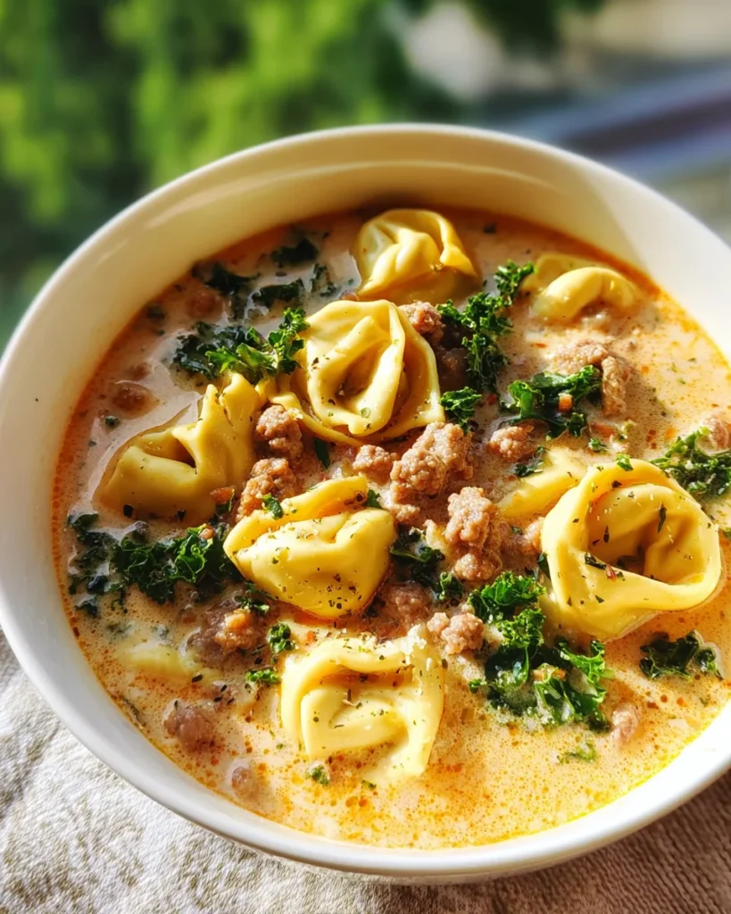 Creamy Tortellini Soup