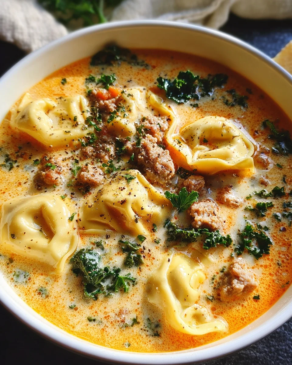 Creamy Tortellini Soup 22 Creamy