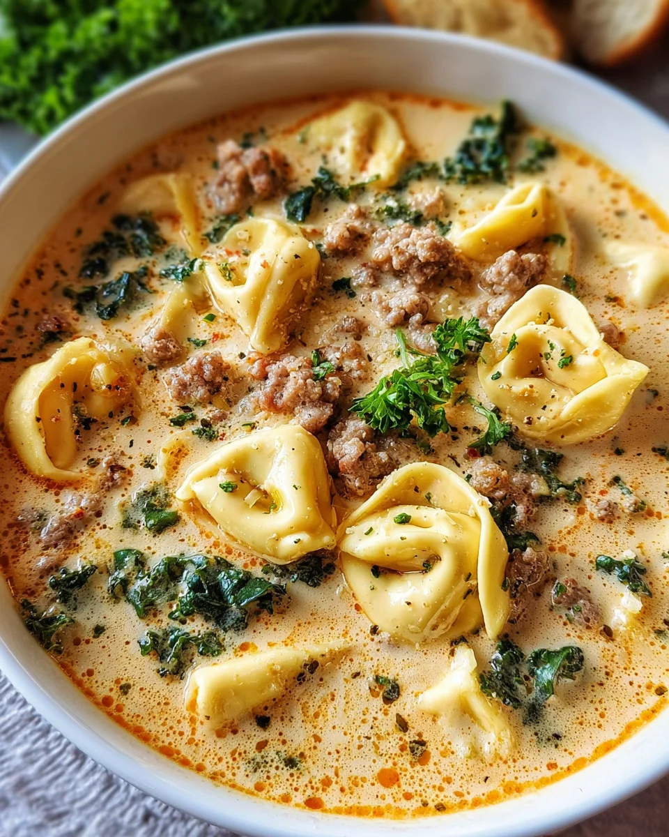 Creamy Tortellini Soup 23 Creamy