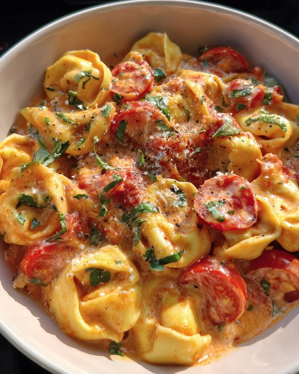 Creamy Tortellini with Tomatoes 20 Creamy