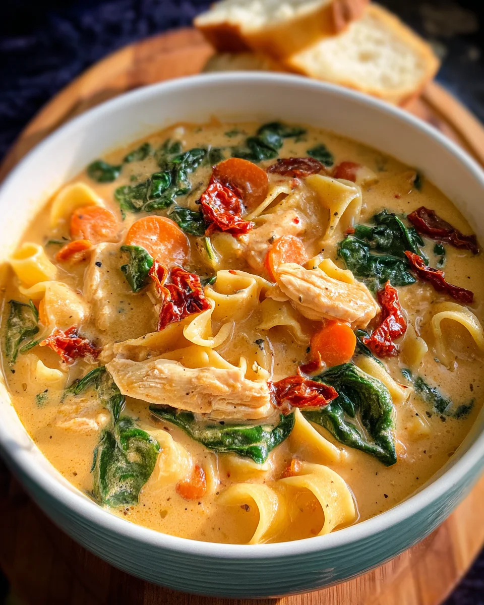 Creamy Tuscan Chicken Soup 29 Creamy