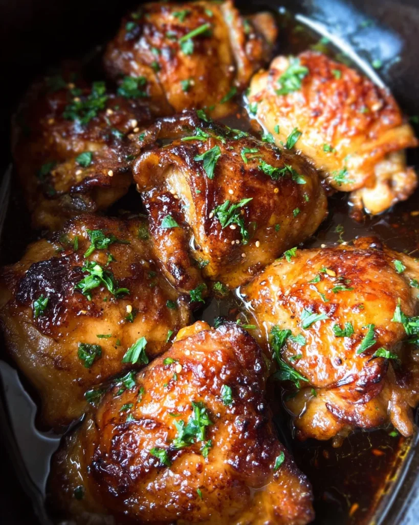 Crockpot Honey Garlic Chicken