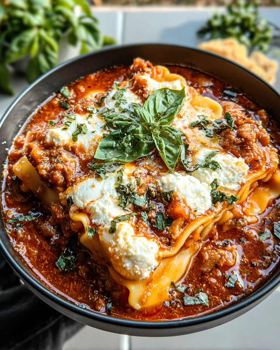 Crockpot Lasagna Soup 18 Crockpot