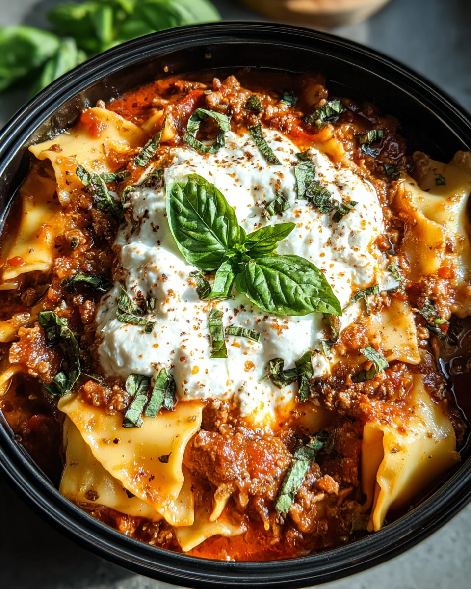 Crockpot Lasagna Soup 19 Crockpot