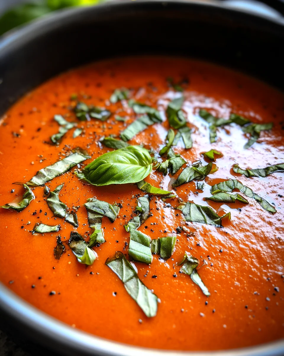 Crockpot Tomato Basil Soup 19 Crockpot