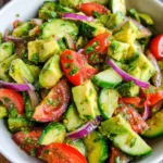 Cucumber Tomato Avocado Salad 20 Cucumber Tomato Avocado Salad