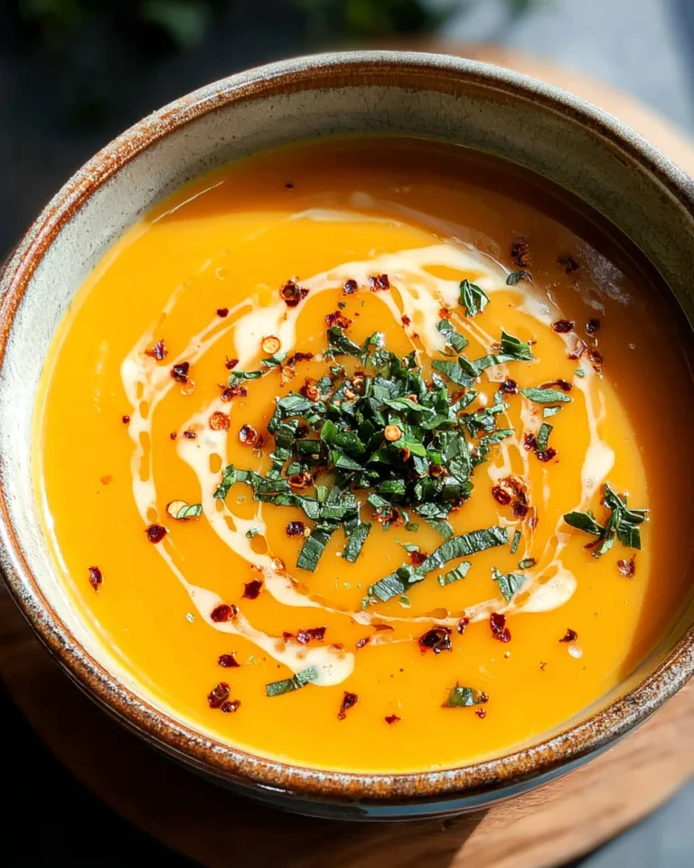 Easy Butternut Squash and Sweet Potato Soup