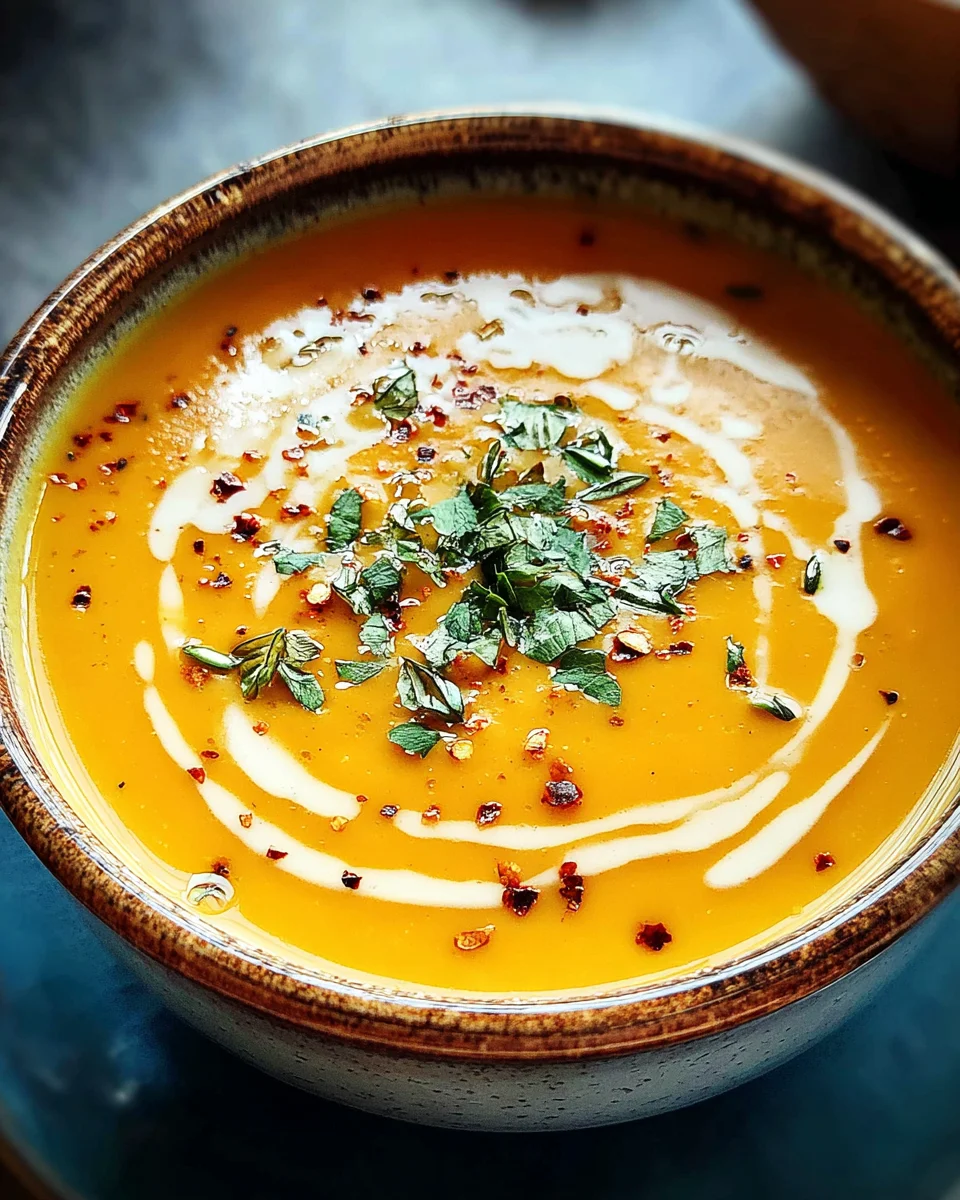 Easy Butternut Squash and Sweet Potato Soup 24 Easy