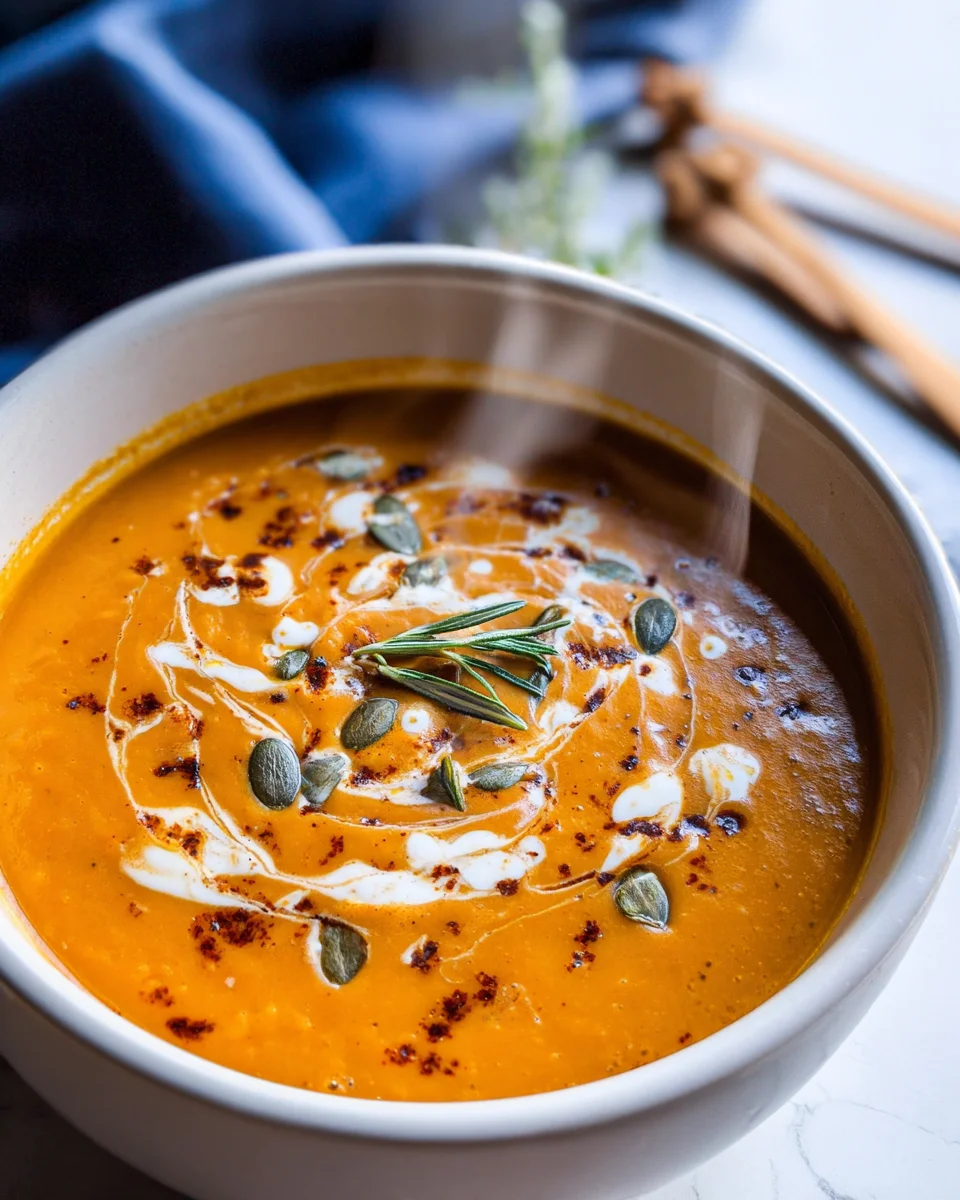 Easy Pumpkin and Sweet Potato Soup 27 Easy Pumpkin and Sweet Potato Soup
