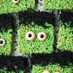 Frankenstein Halloween Rice Krispie Treats 21 Frankenstein Halloween Rice Krispie Treats