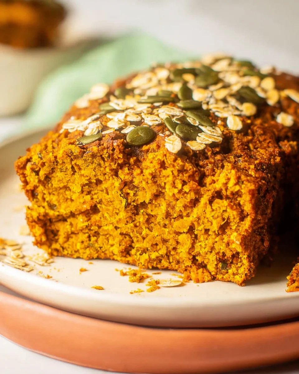 Healthy Pumpkin Oat Bread 19 Healthy