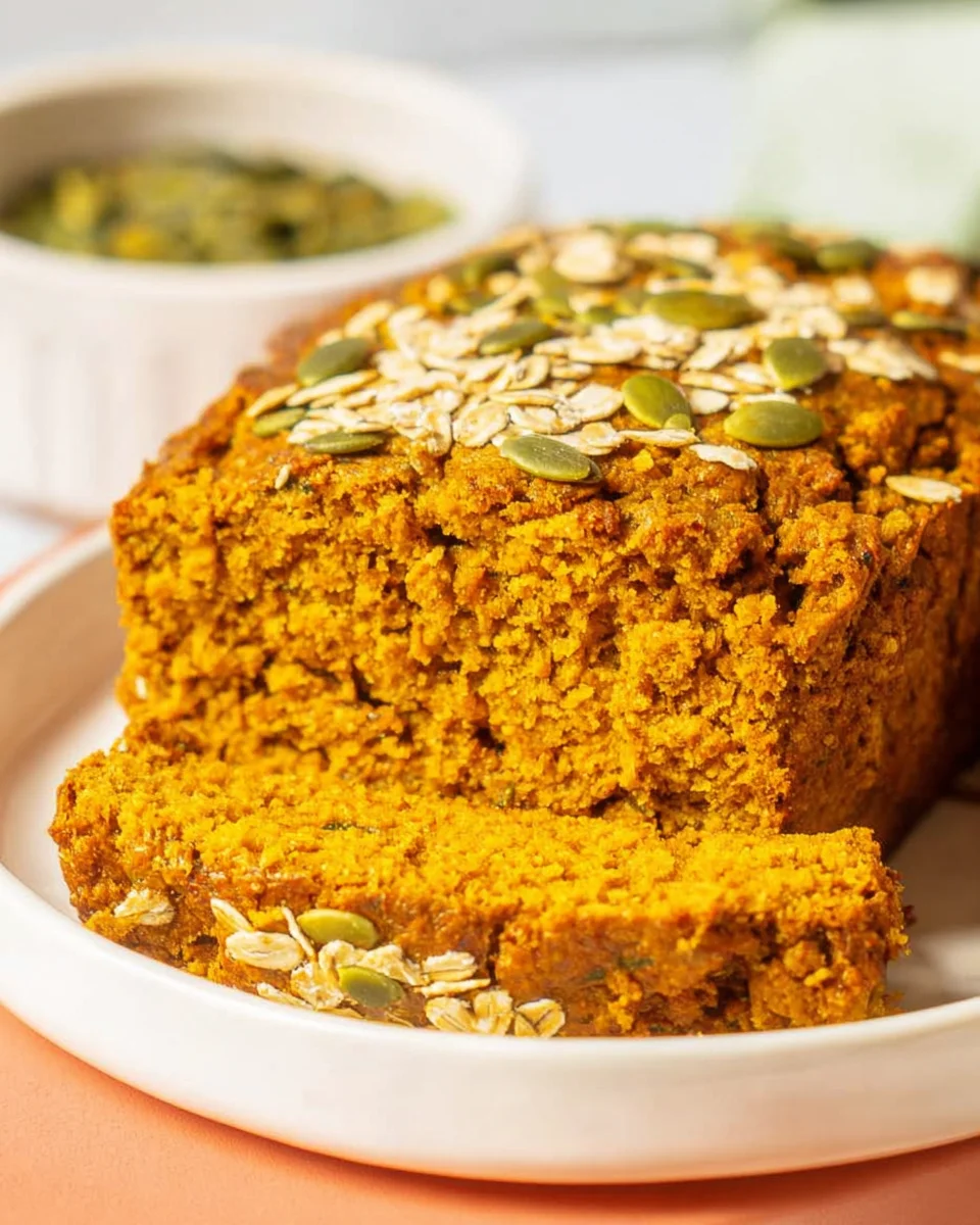 Healthy Pumpkin Oat Bread 20 Healthy