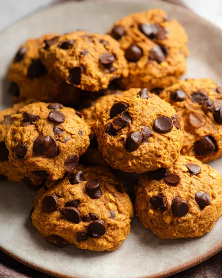 Healthy Pumpkin Oat Cookies