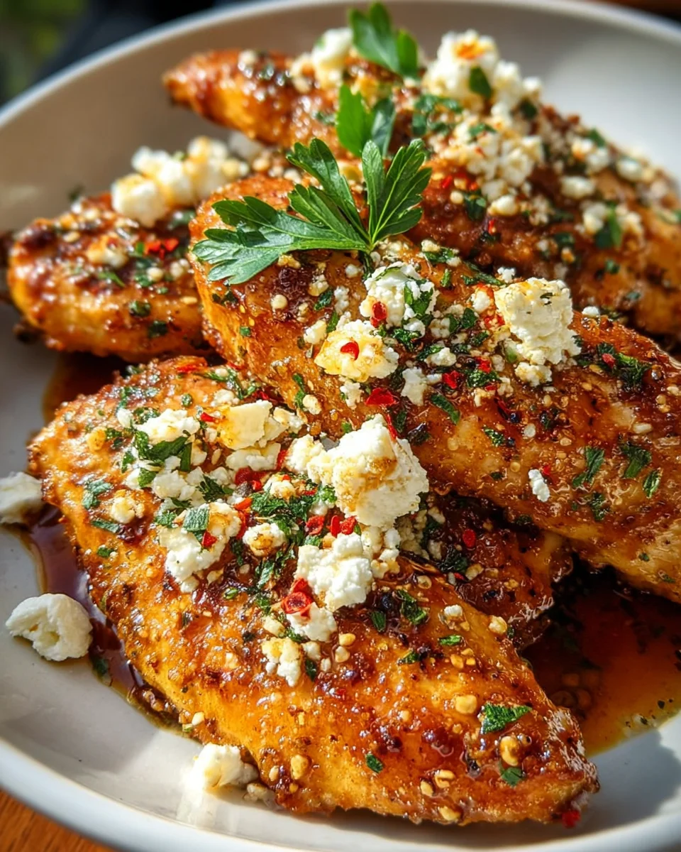 Hot Honey Feta Chicken Dish 22 Hot