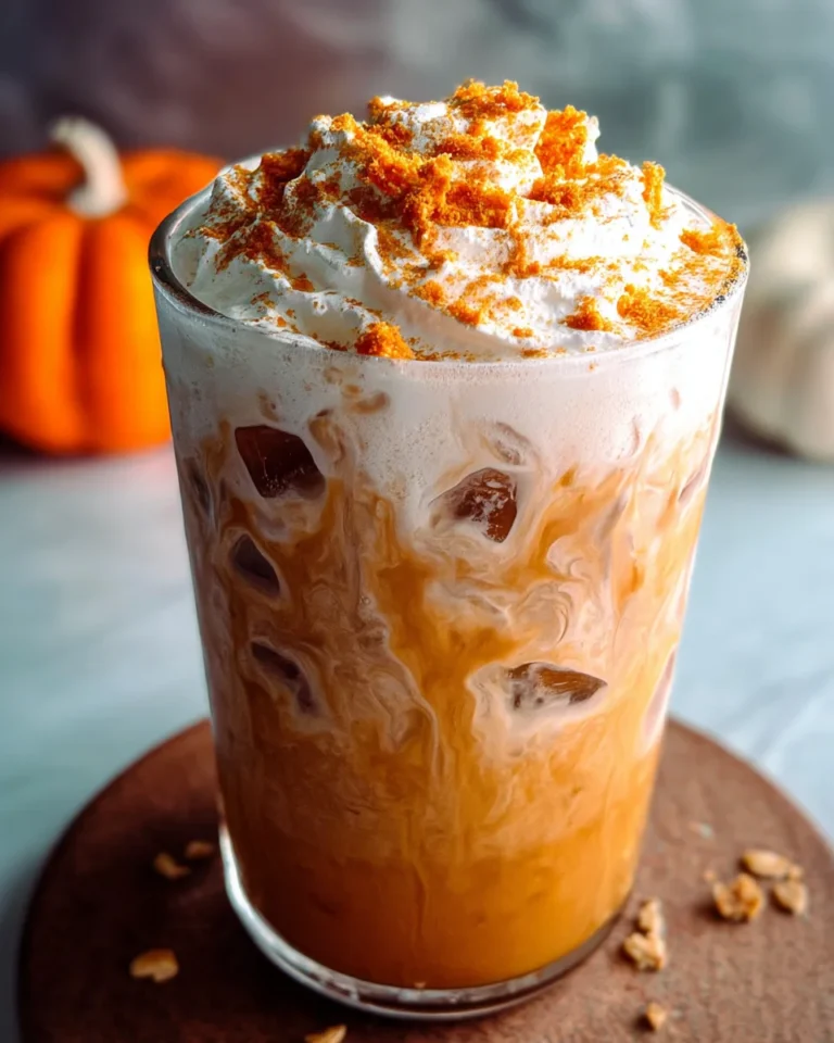 Iced Pumpkin Cream Chai Tea Latte (Starbucks Inspired)