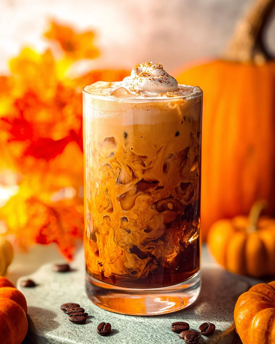 Iced Pumpkin Cream Chai Tea Latte (Starbucks Inspired) 16 Iced