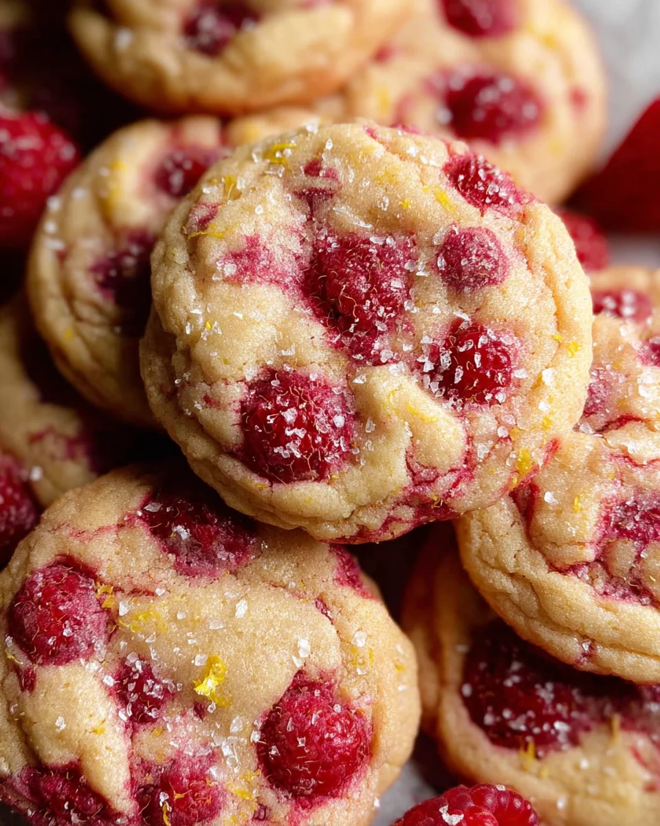 Lemon Raspberry Cookies 25 Lemon