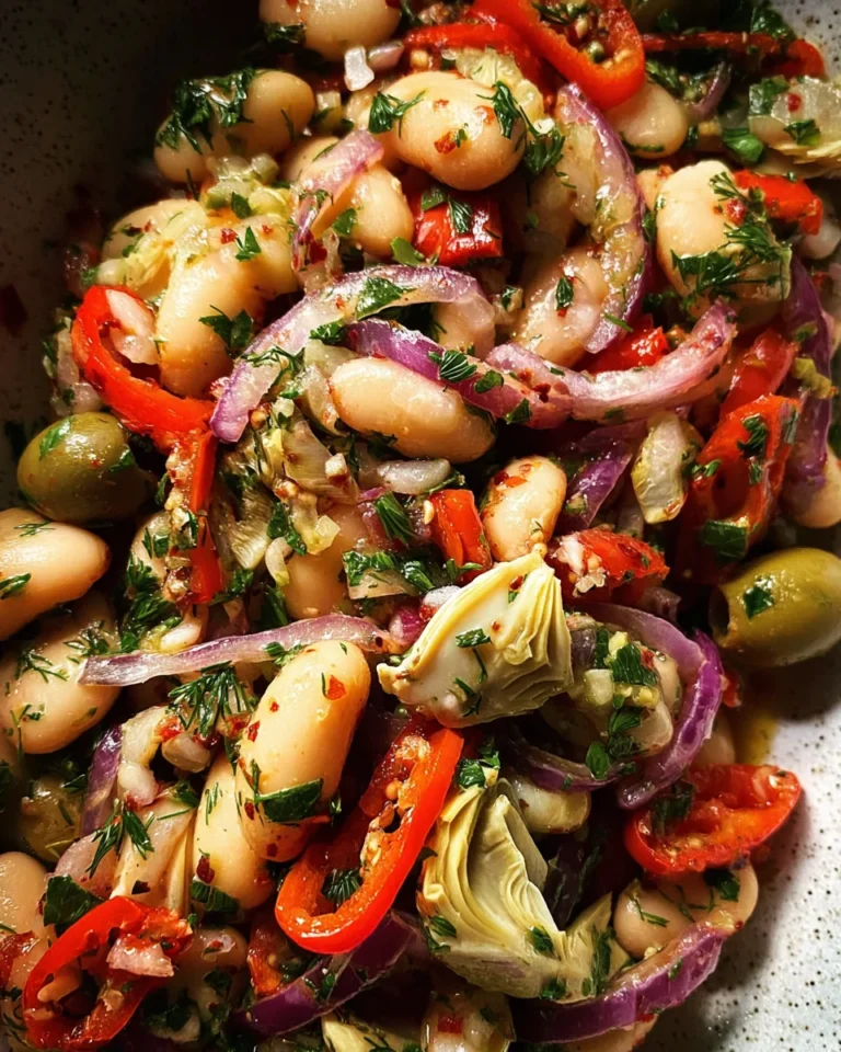 Marinated Butter Beans