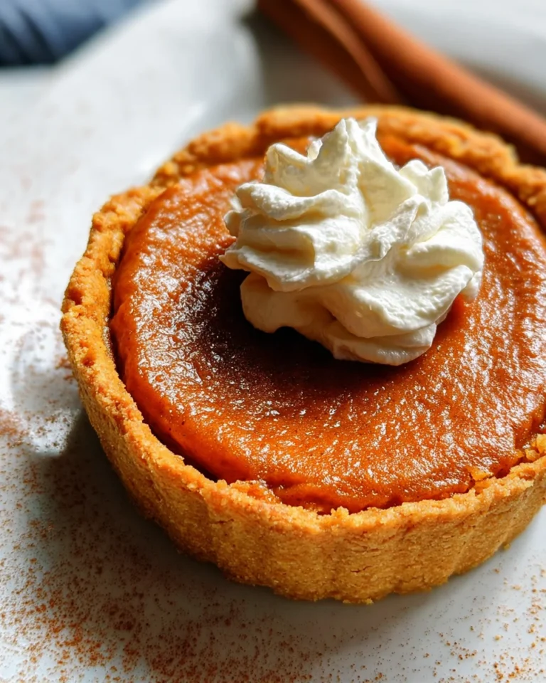 Mini Keto Pumpkin Pie Recipe