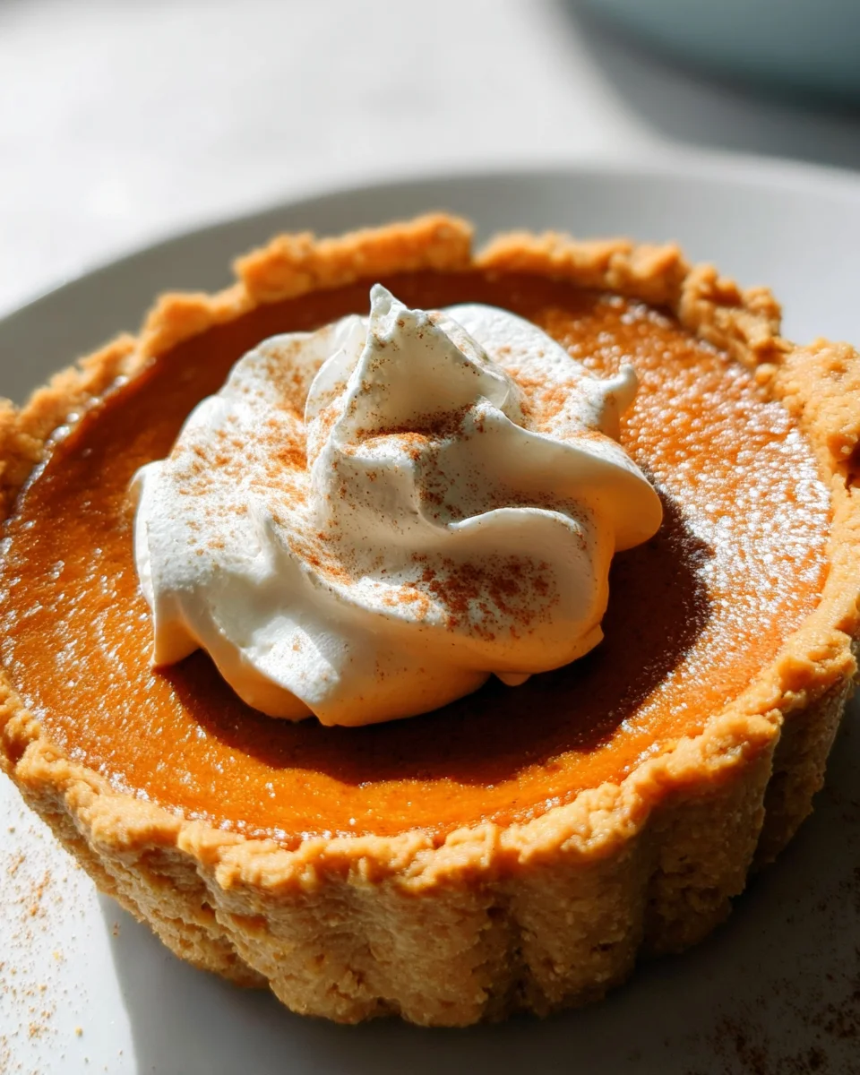 Mini Keto Pumpkin Pie Recipe 24 Mini