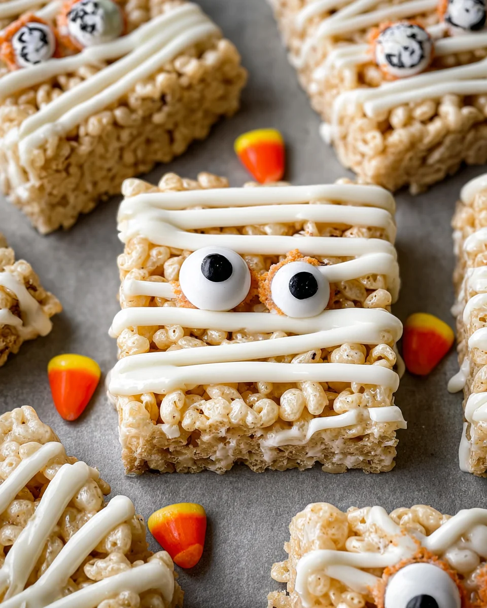 Mummy Rice Krispie Treats 18 Mummy Rice Krispie Treats