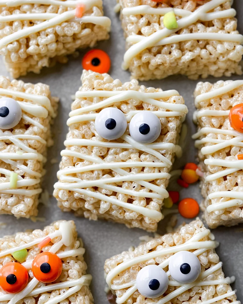 Mummy Rice Krispie Treats 15 Mummy
