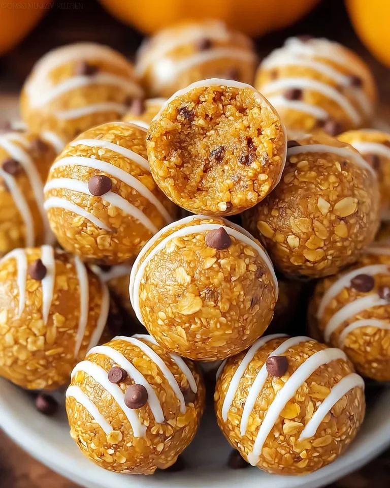 No Bake Pumpkin Balls