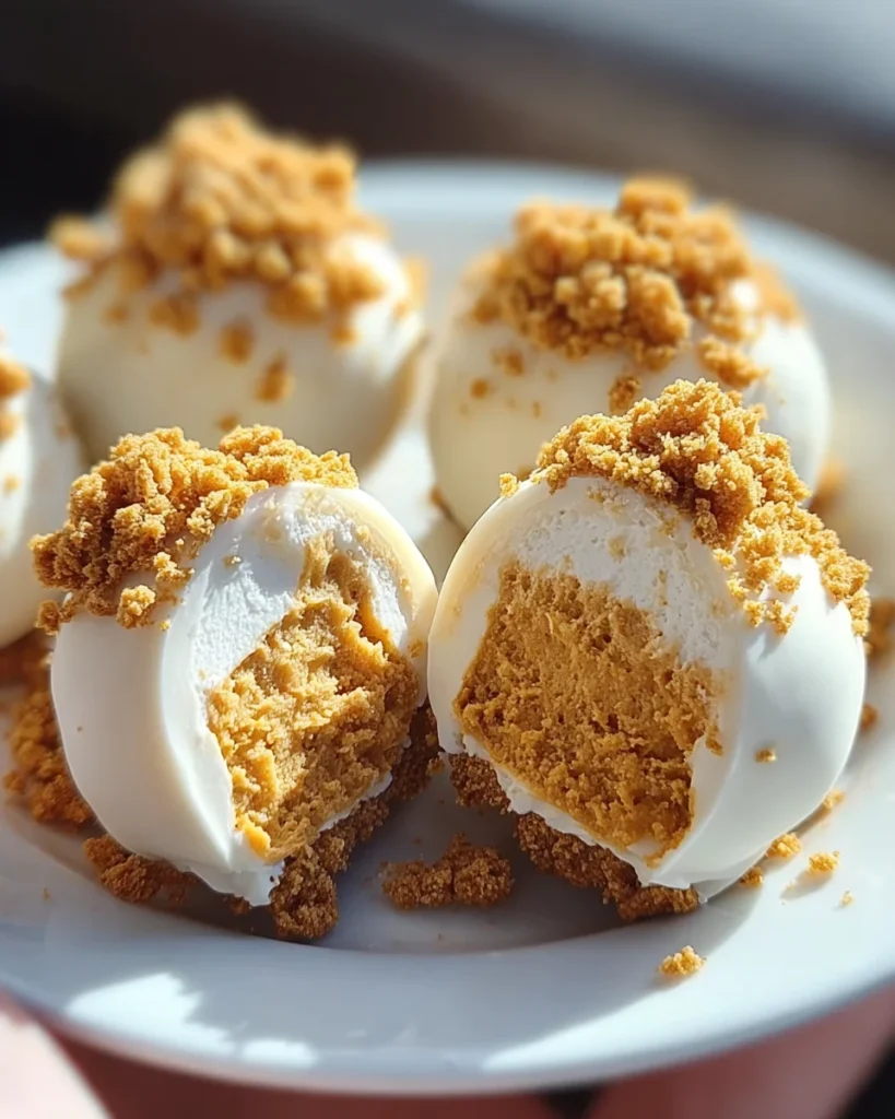 No Bake Pumpkin Cheesecake Balls