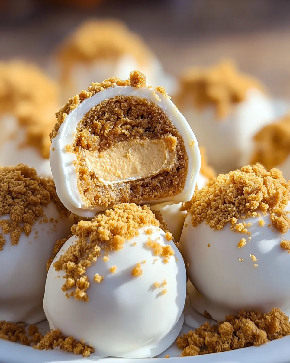 No Bake Pumpkin Cheesecake Balls 17 No