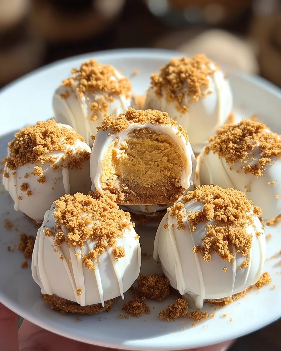 No Bake Pumpkin Cheesecake Balls 18 No