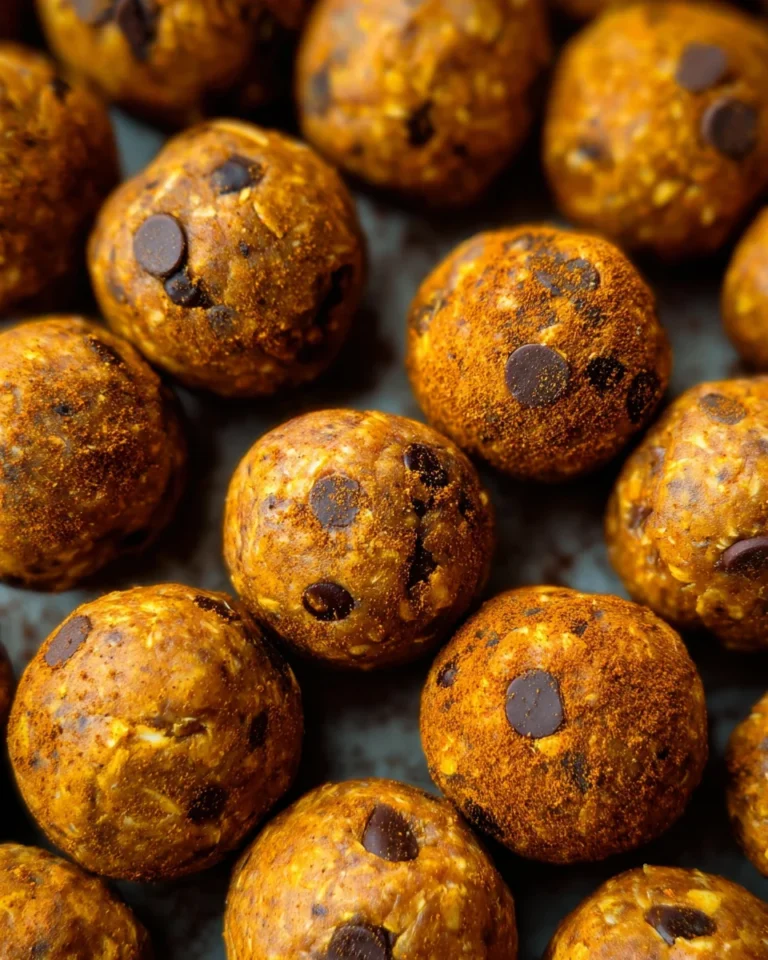 No Bake Pumpkin Spice Energy Bites