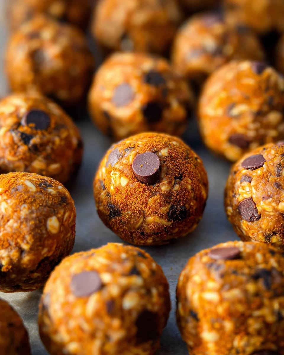 No Bake Pumpkin Spice Energy Bites 18 No