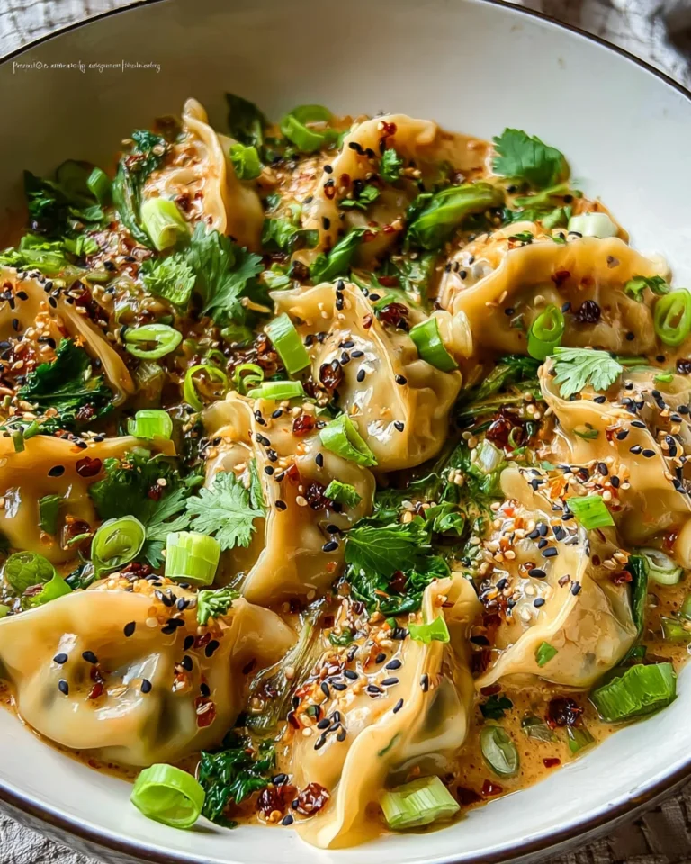 One Pan Dumpling Dinner