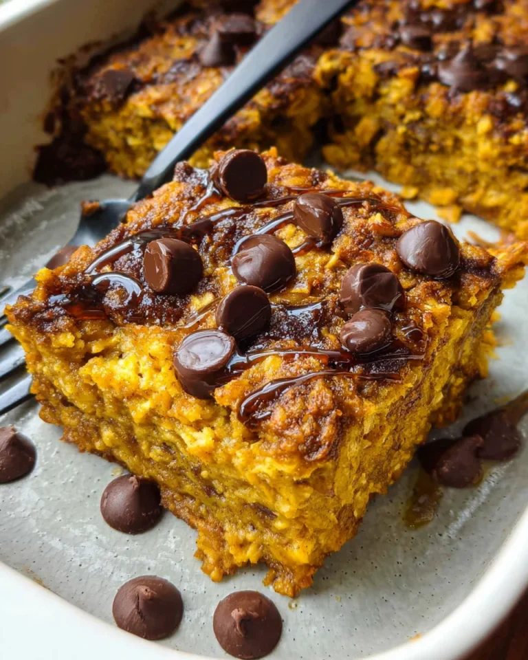 Pumpkin Baked Oatmeal