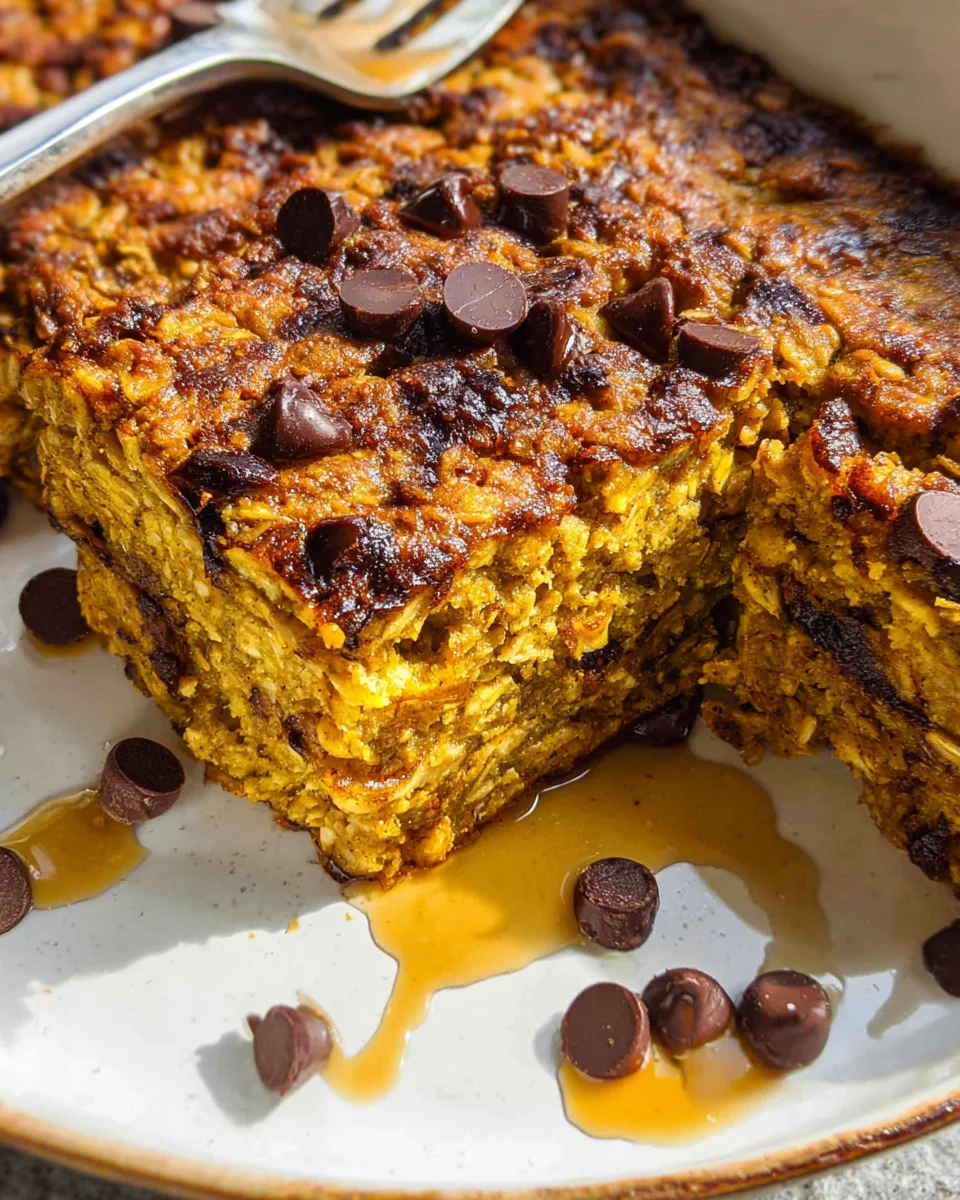 Pumpkin Baked Oatmeal 20 Pumpkin