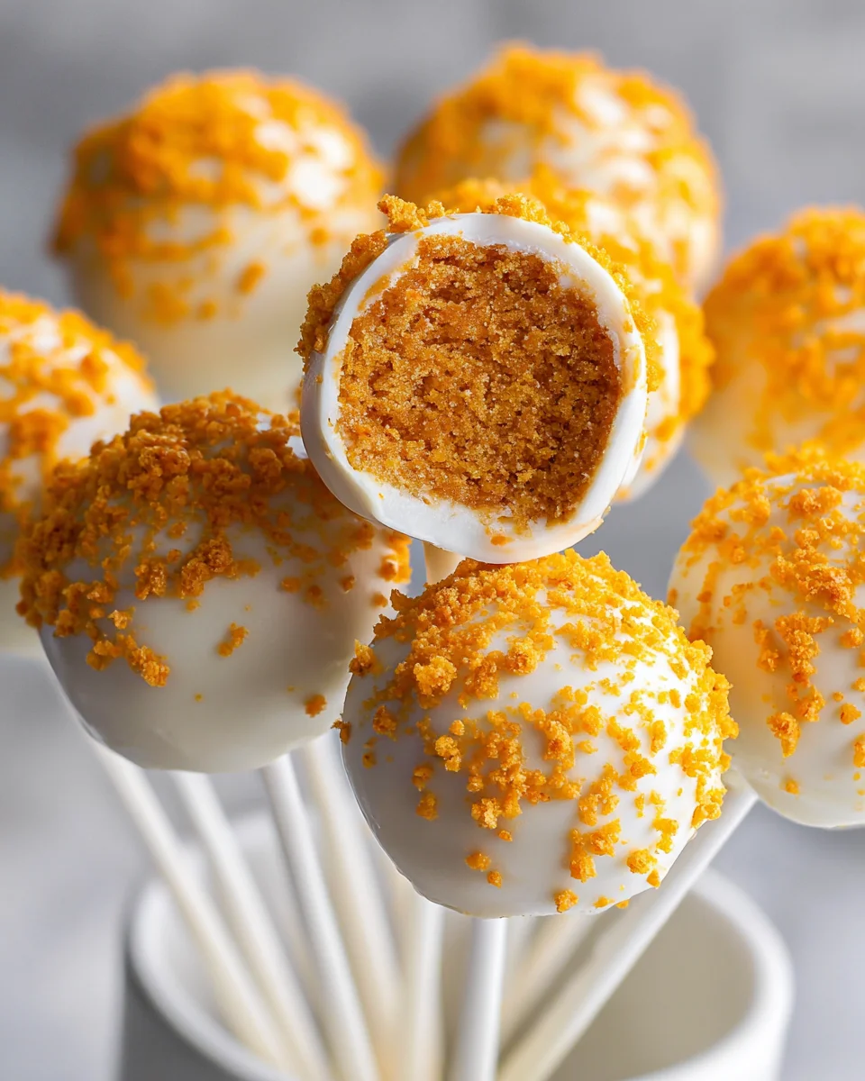 Pumpkin Cake Pops 23 Pumpkin