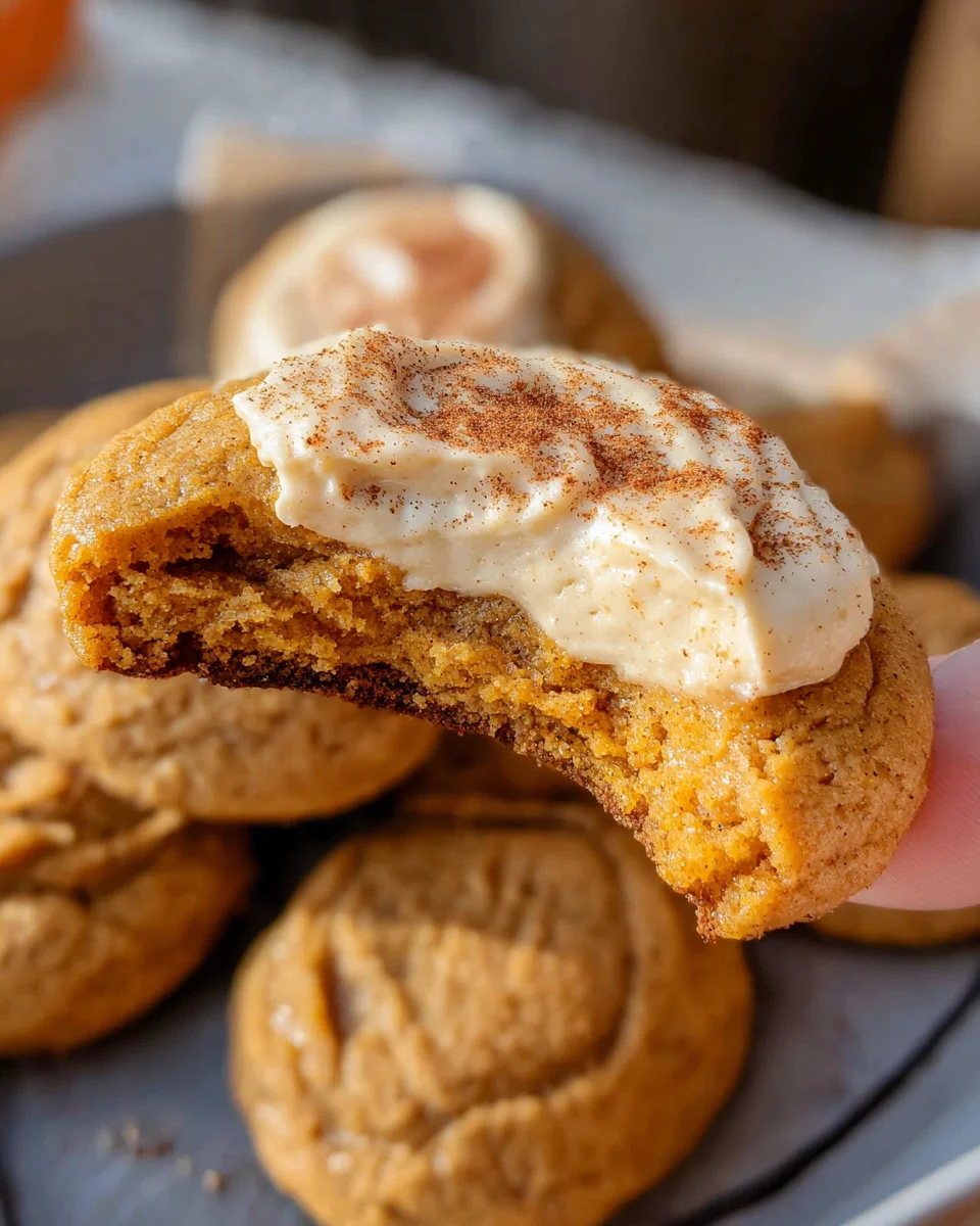 Pumpkin Cheesecake Cookies 26 Pumpkin