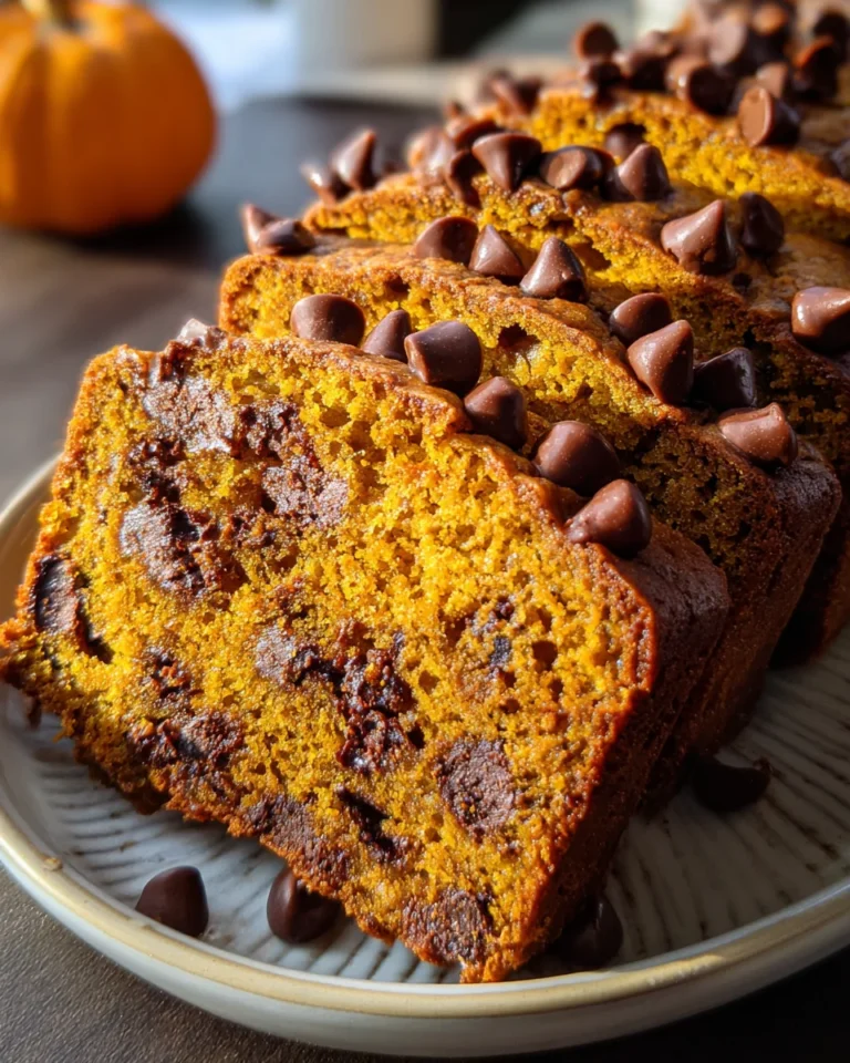 Pumpkin Chocolate Chip Bread