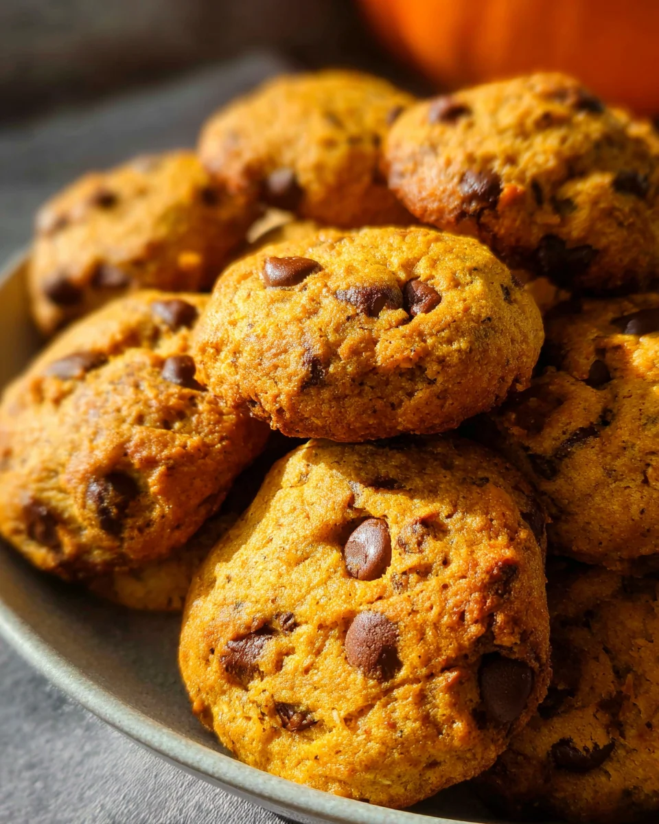 Pumpkin Chocolate Chip Cookies 25 Pumpkin