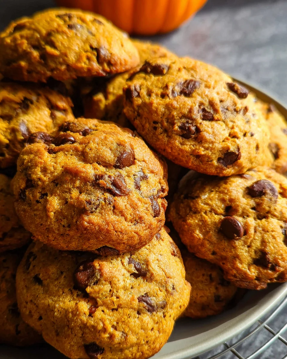 Pumpkin Chocolate Chip Cookies 26 Pumpkin