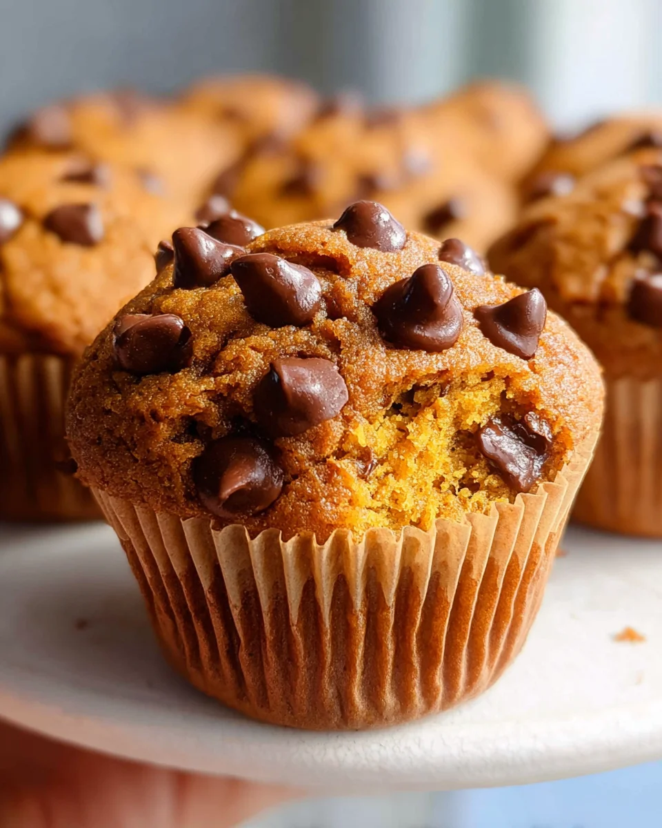 Pumpkin Chocolate Chip Muffins 23 Pumpkin