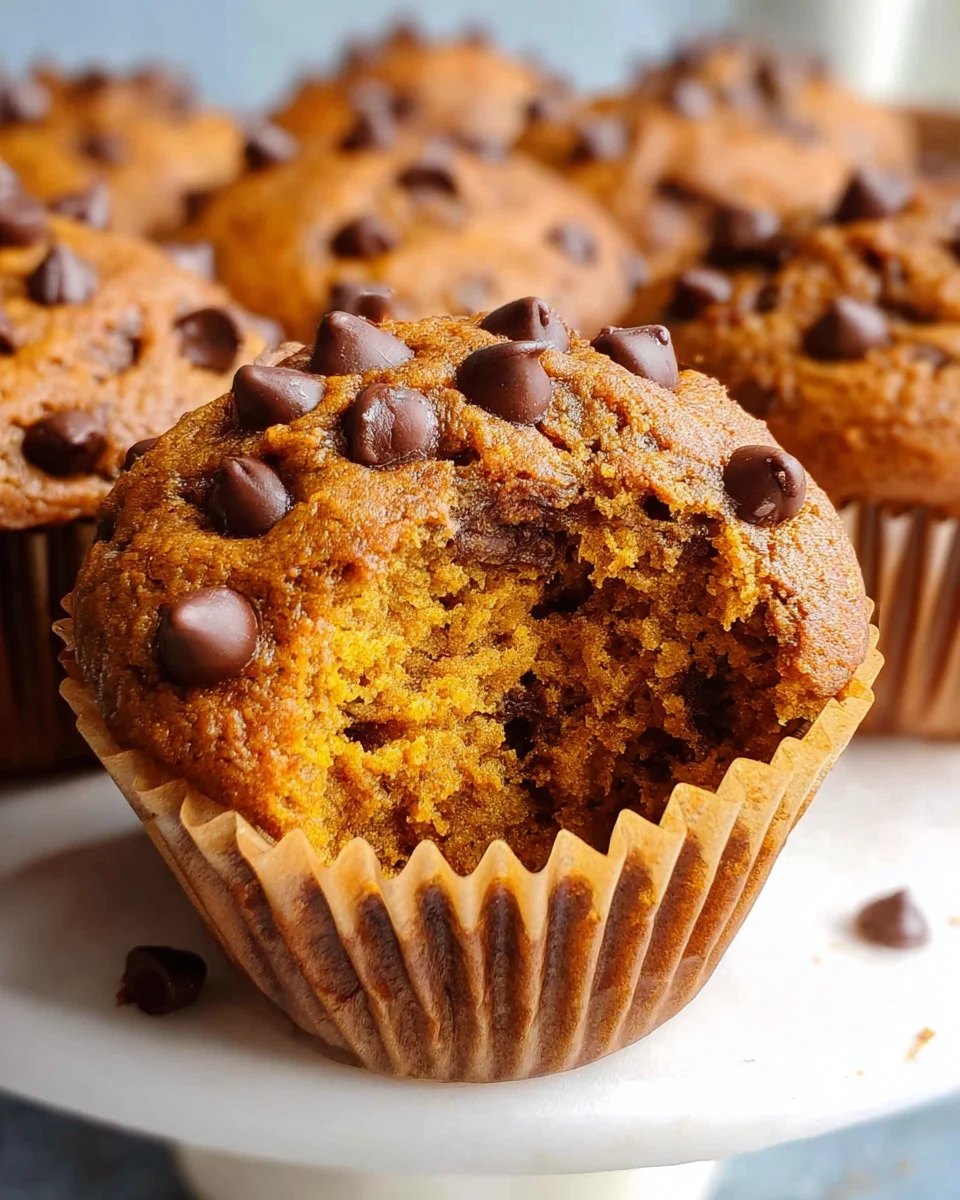 Pumpkin Chocolate Chip Muffins 24 Pumpkin